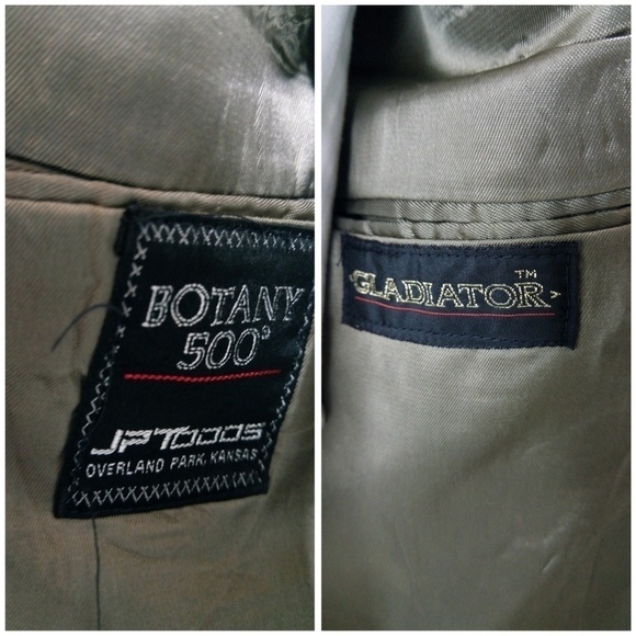 Botany 500 Gladiator 41R Tannish Taupe 2pc Suit - Picture 6 of 8